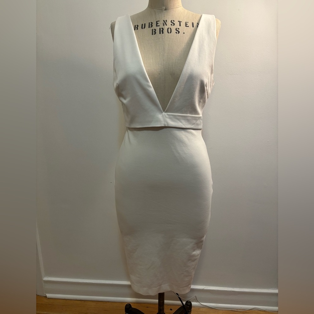 Blessed Are The Meek White Backless Dress - S